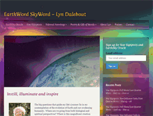 Tablet Screenshot of earthwordskyword.com